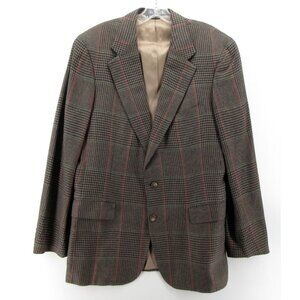 VINTAGE Ralph Lauren Polo Sport Coat 40 University Windowpane Blazer